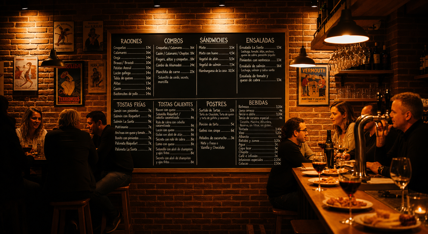 Bar La Santa interior