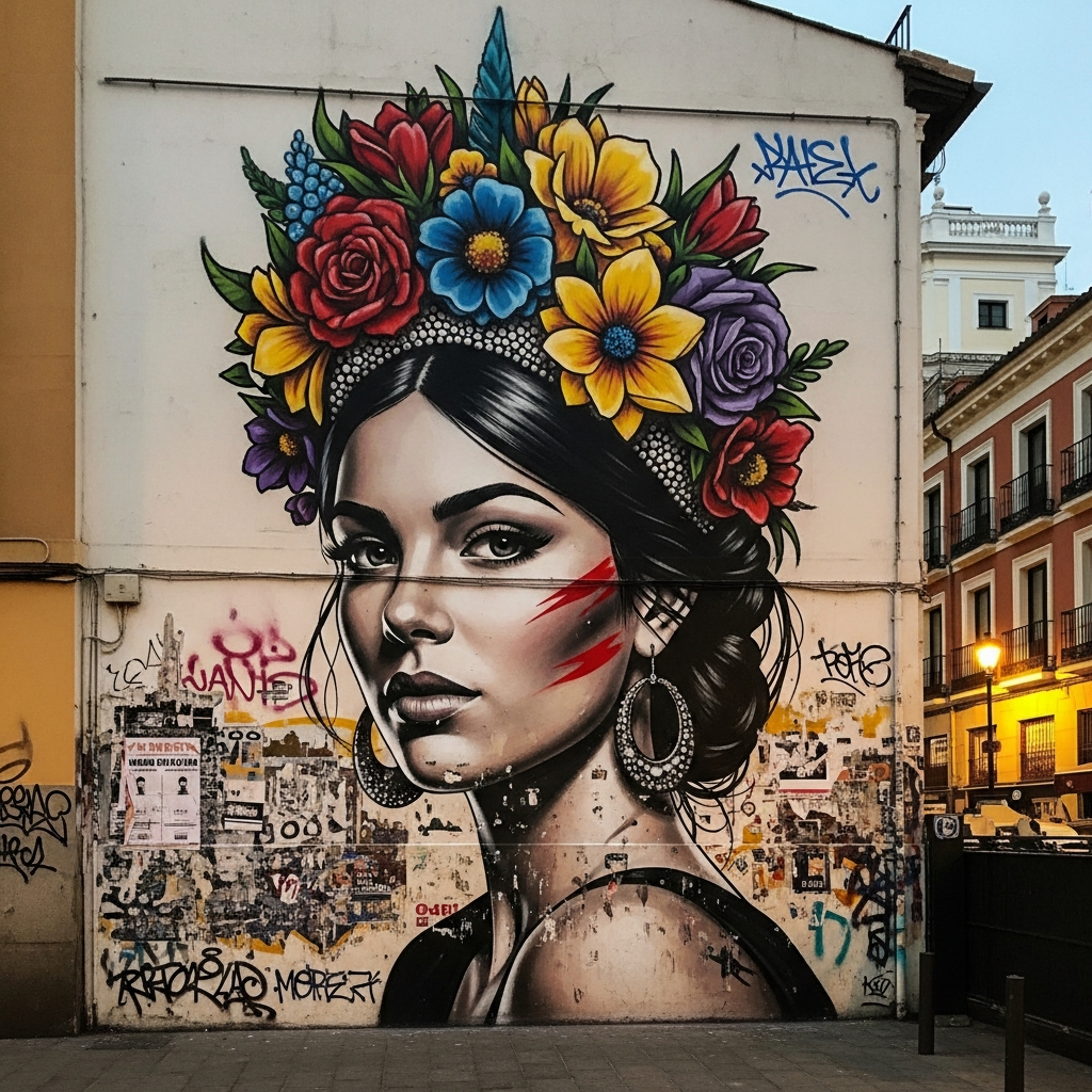 Bar La Santa — mural